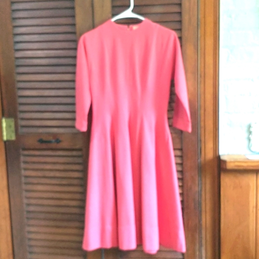Vintage Jonathan Logan Barbie Pink Dress A-Line Size Small to Medium